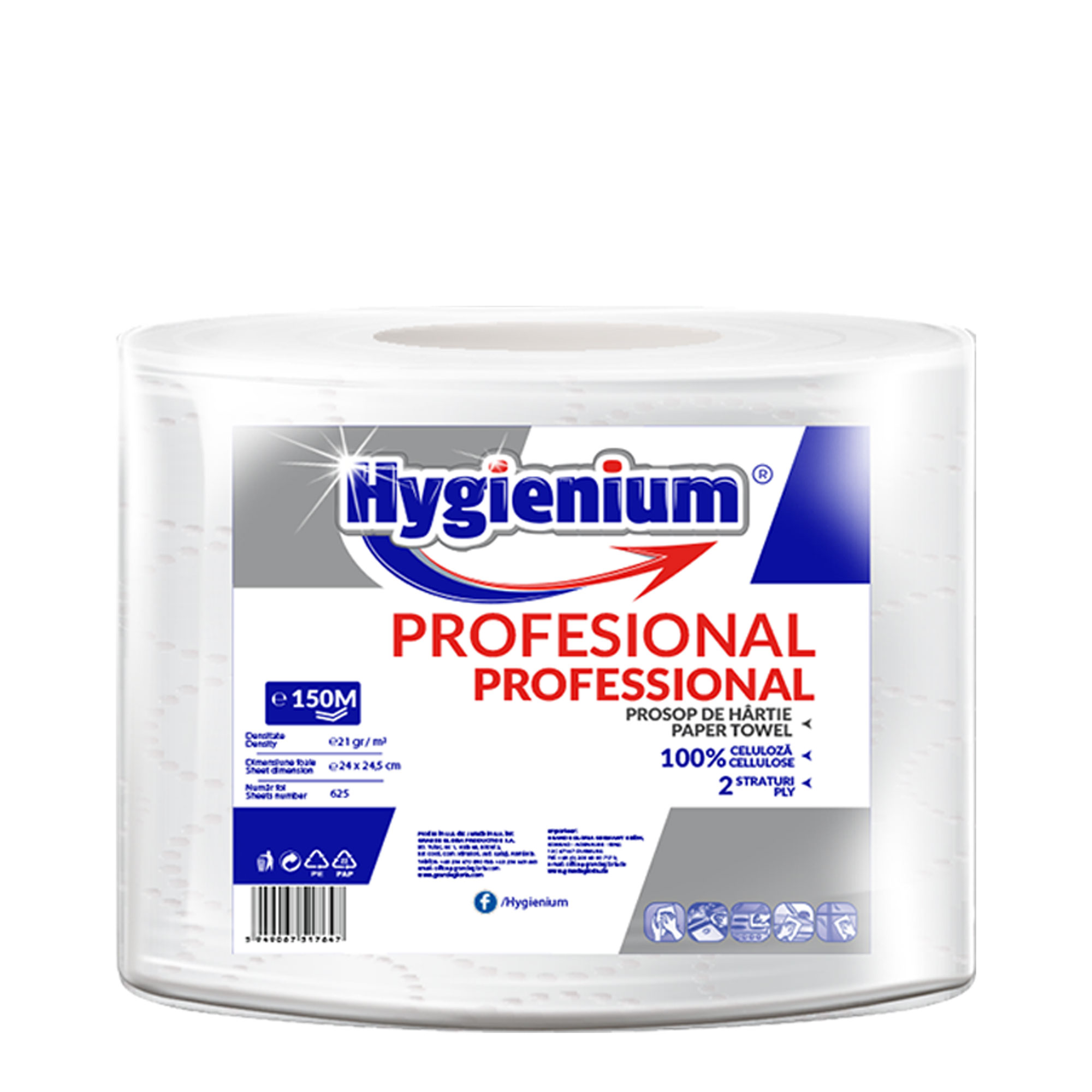 Hygienium Professional Prosop hartie 150 M 