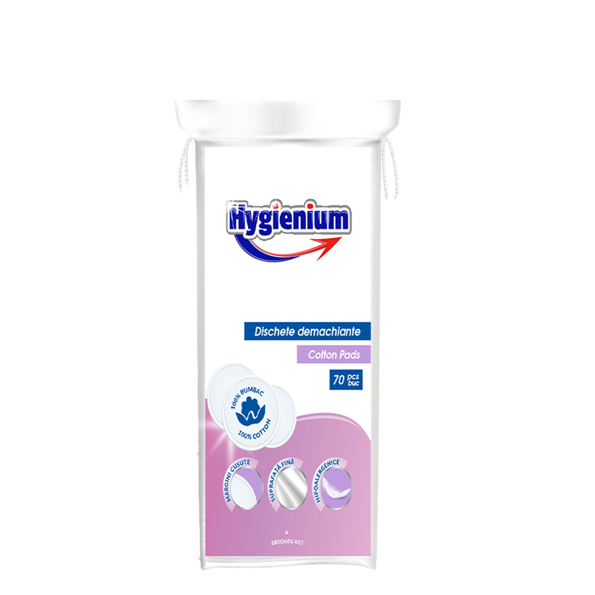Hygienium Dischete Demachiante 70 pcs