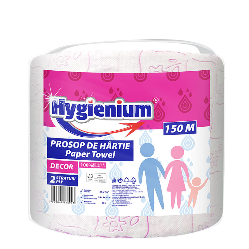 Hygienium prosop hartie decor 150m