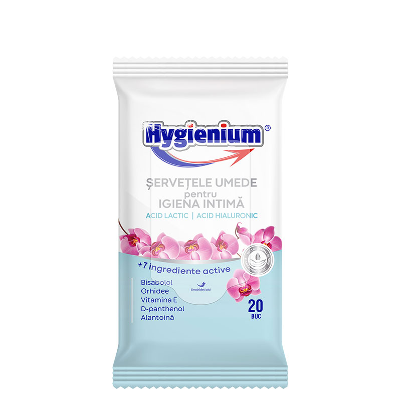 Hygienium servetele umede pentru igiena intima 20 pcs 